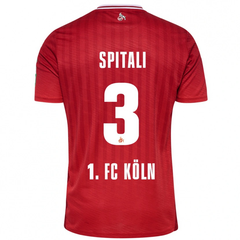 Danxen Kinderen San-Luca Spitali #3 Rood Wit Uitshirt Uittenue 2025/26 T-Shirt
