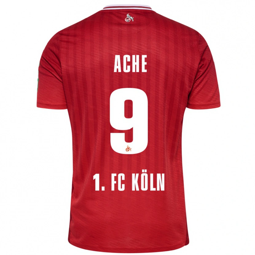 Danxen Kinderen Ragnar Ache #9 Rood Wit Uitshirt Uittenue 2025/26 T-Shirt