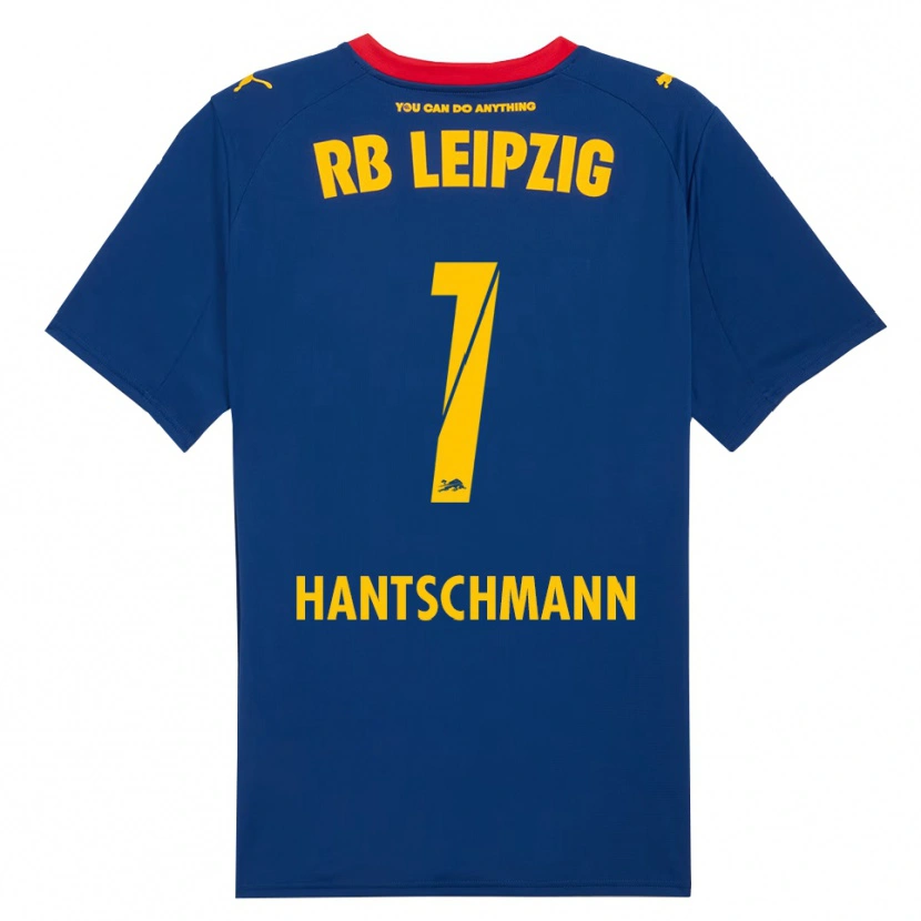 Danxen Kinderen Franz Hantschmann #1 Marineblauw Rood Uitshirt Uittenue 2025/26 T-Shirt