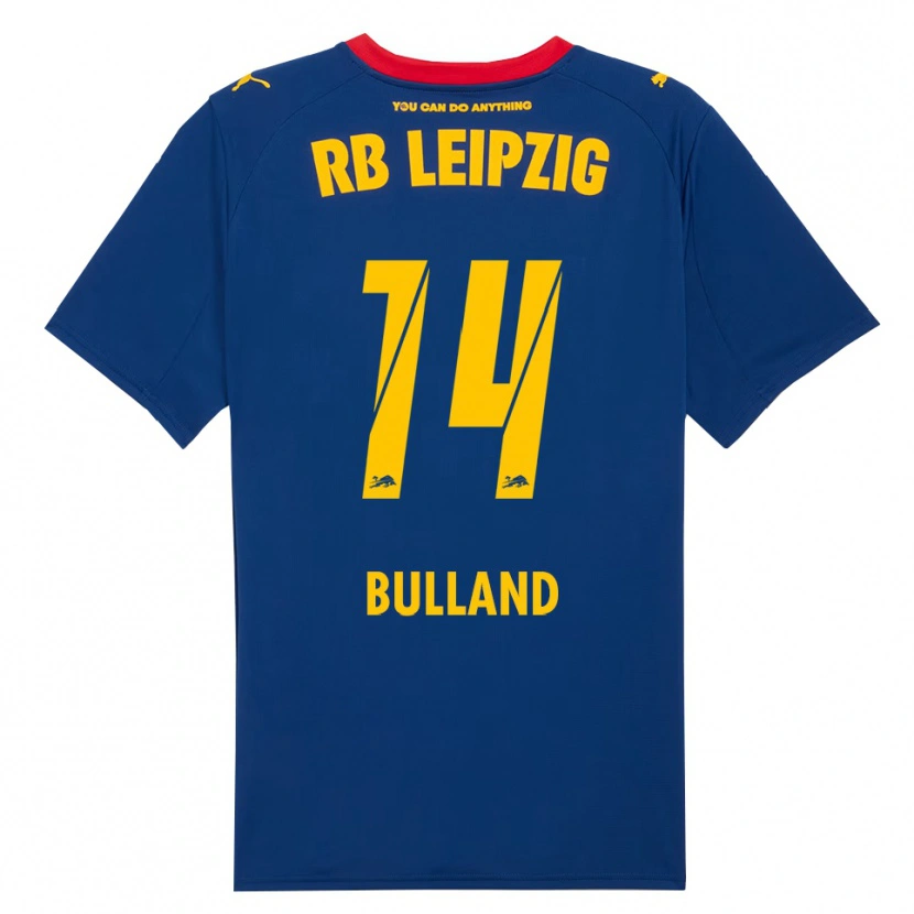 Danxen Kinderen Anton Bulland #14 Marineblauw Rood Uitshirt Uittenue 2025/26 T-Shirt