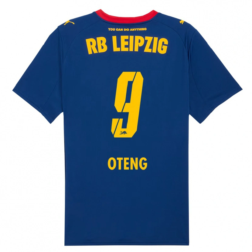 Danxen Kinderen Persis Oteng #9 Marineblauw Rood Uitshirt Uittenue 2025/26 T-Shirt