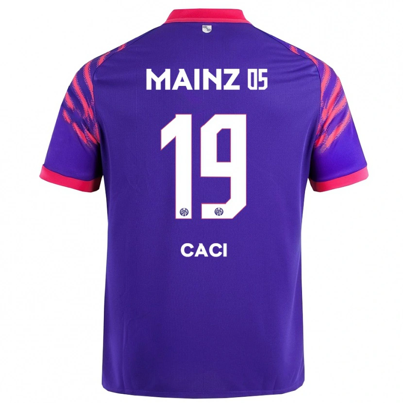 Danxen Kinderen Anthony Caci #19 Marineblauw Roze Uitshirt Uittenue 2025/26 T-Shirt
