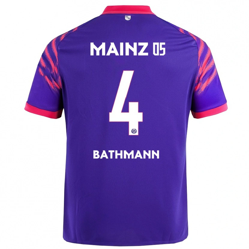 Danxen Kinderen Kara Bathmann #4 Marineblauw Roze Uitshirt Uittenue 2025/26 T-Shirt