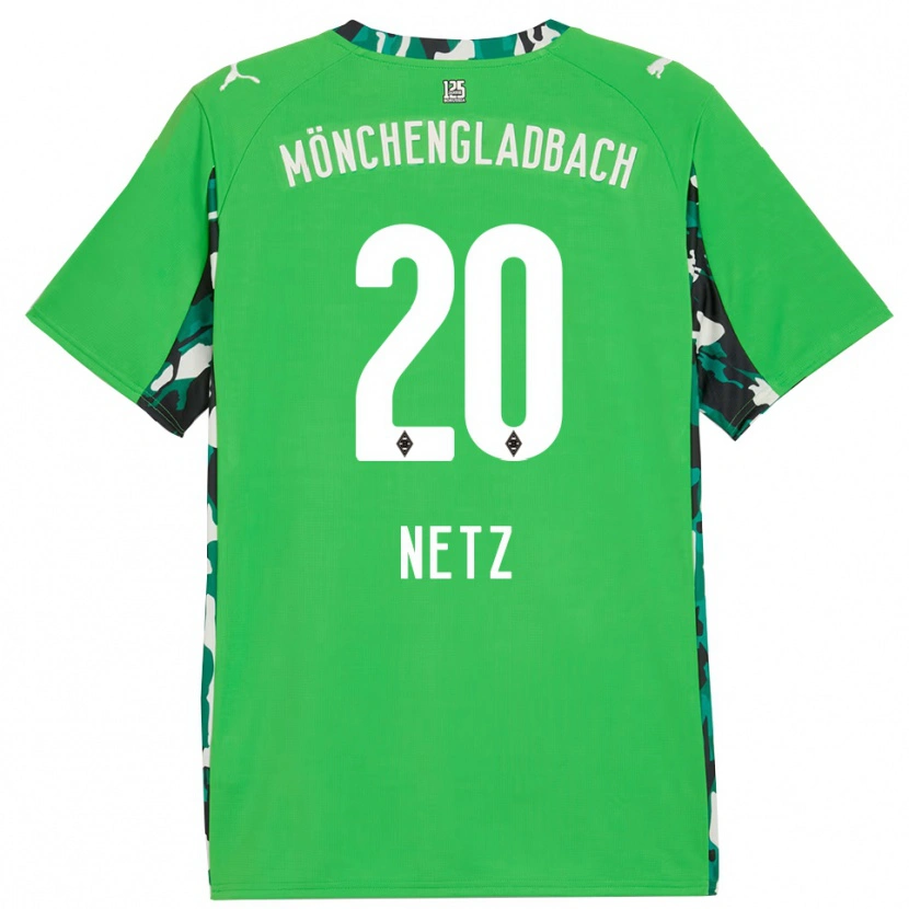 Danxen Kinderen Luca Netz #20 Groen Zwart Uitshirt Uittenue 2025/26 T-Shirt