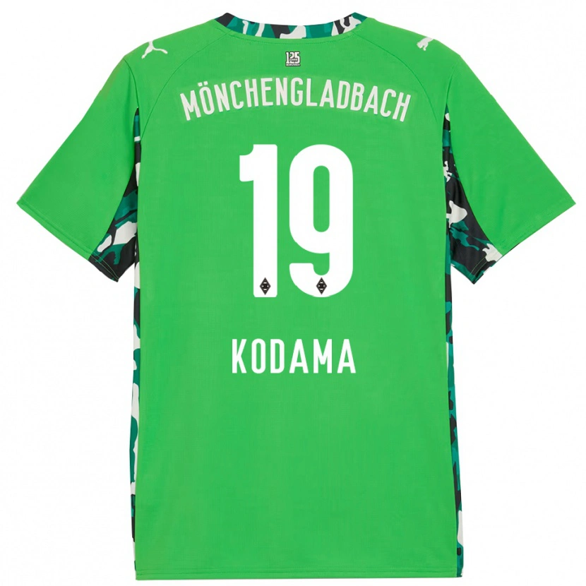 Danxen Kinderen Keiko Kodama #19 Groen Zwart Uitshirt Uittenue 2025/26 T-Shirt