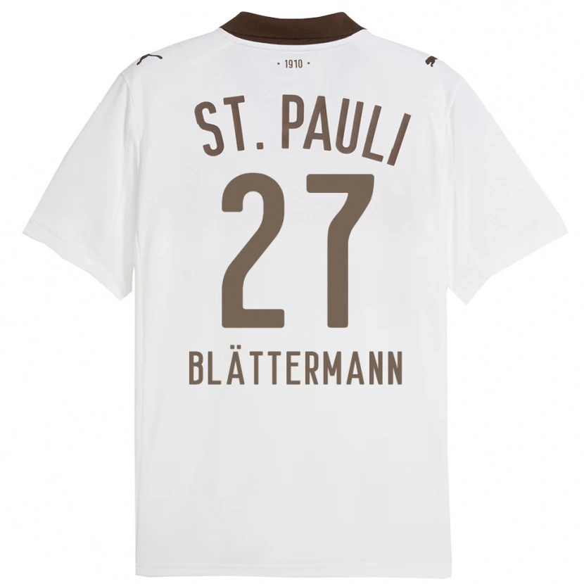 Danxen Kinderen Levin Blättermann #27 Wit Rood Uitshirt Uittenue 2025/26 T-Shirt