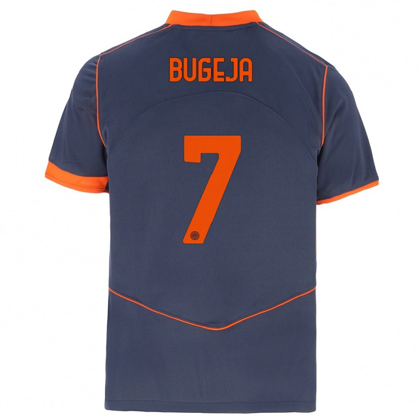 Danxen Kinderen Haley Bugeja #7 Grijs Oranje Thuisshirt Derde Tenue 2025/26 T-Shirt