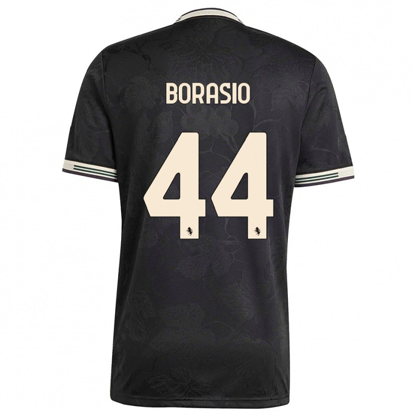 Danxen Kinderen Benit Borasio #44 Zwart Wit Groen Thuisshirt Derde Tenue 2025/26 T-Shirt