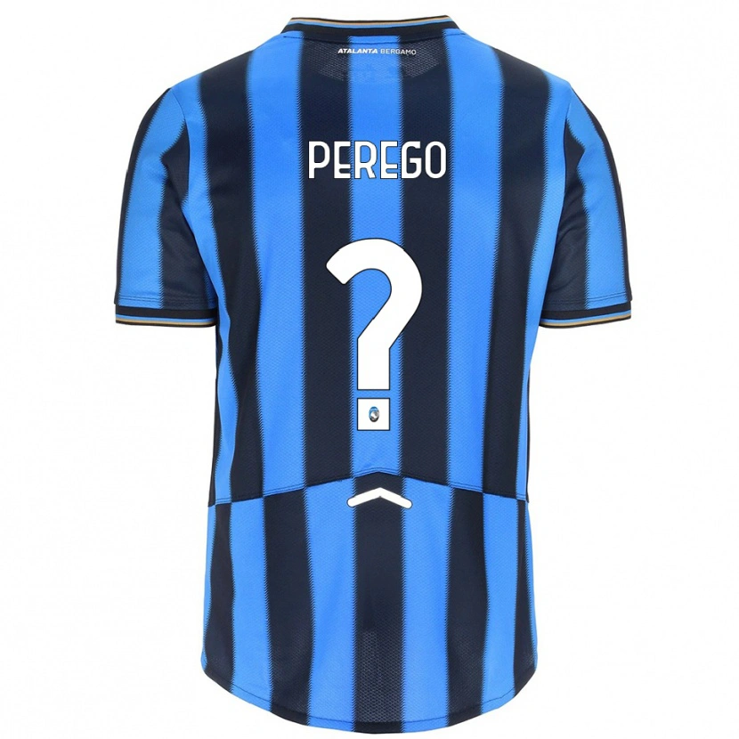 Danxen Heren Riccardo Perego #0 Hemelblauw Zwart Thuisshirt Thuistenue 2025/26 T-Shirt