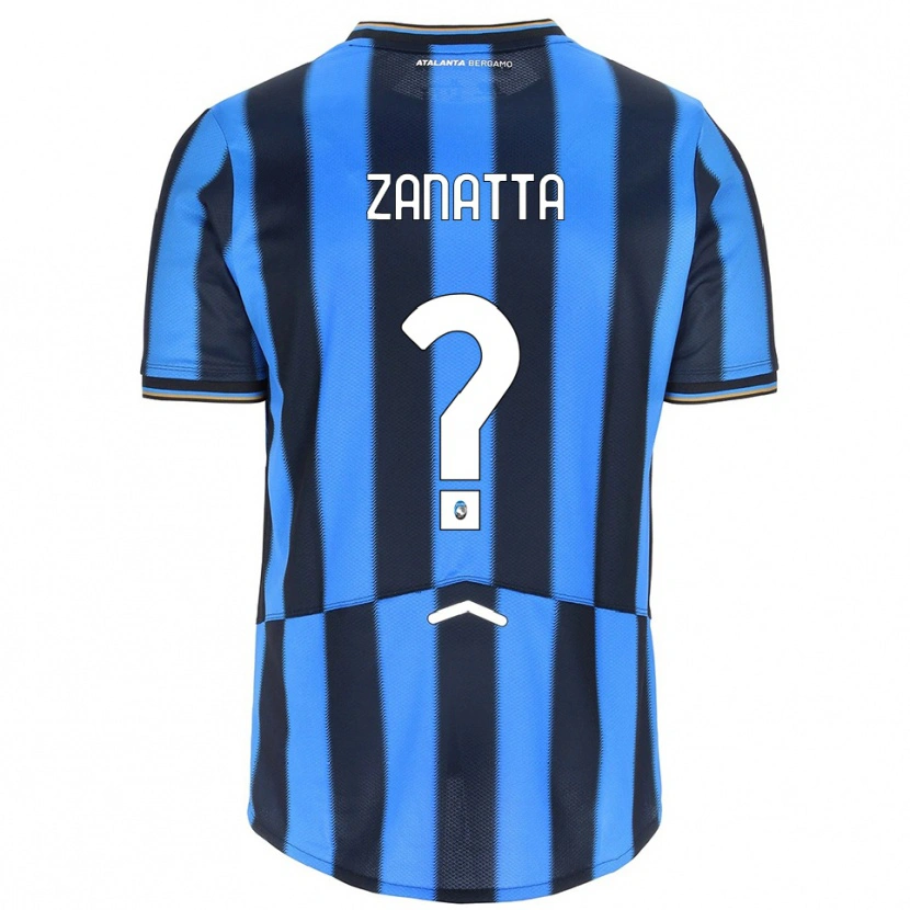 Danxen Heren Giovanni Zanatta #0 Hemelblauw Zwart Thuisshirt Thuistenue 2025/26 T-Shirt