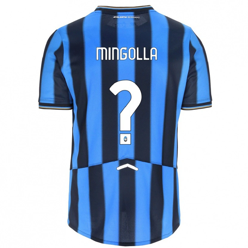 Danxen Heren Simone Mingolla #0 Hemelblauw Zwart Thuisshirt Thuistenue 2025/26 T-Shirt