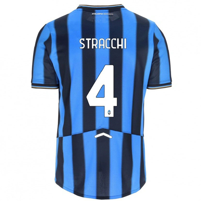 Danxen Heren Daniela Stracchi #4 Hemelblauw Zwart Thuisshirt Thuistenue 2025/26 T-Shirt