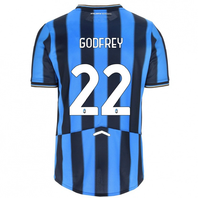 Danxen Heren Ben Godfrey #22 Hemelblauw Zwart Thuisshirt Thuistenue 2025/26 T-Shirt