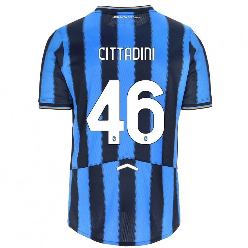 Danxen Heren Giorgio Cittadini #46 Hemelblauw Zwart Thuisshirt Thuistenue 2025/26 T-Shirt