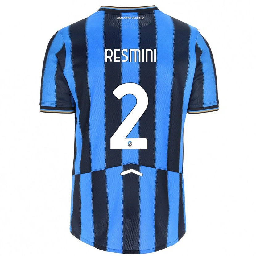 Danxen Heren Martina Resmini #2 Hemelblauw Zwart Thuisshirt Thuistenue 2025/26 T-Shirt