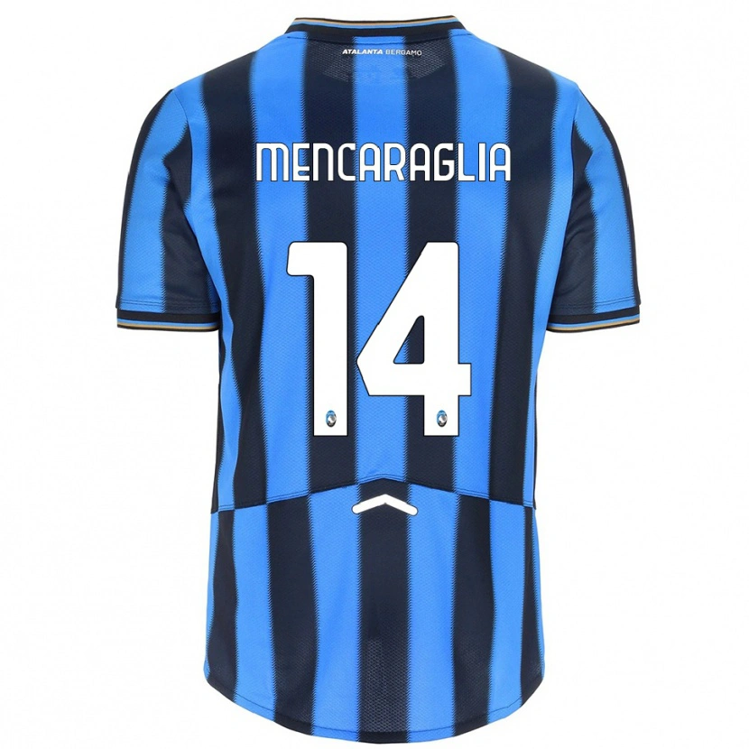 Danxen Heren Filippo Mencaraglia #14 Hemelblauw Zwart Thuisshirt Thuistenue 2025/26 T-Shirt