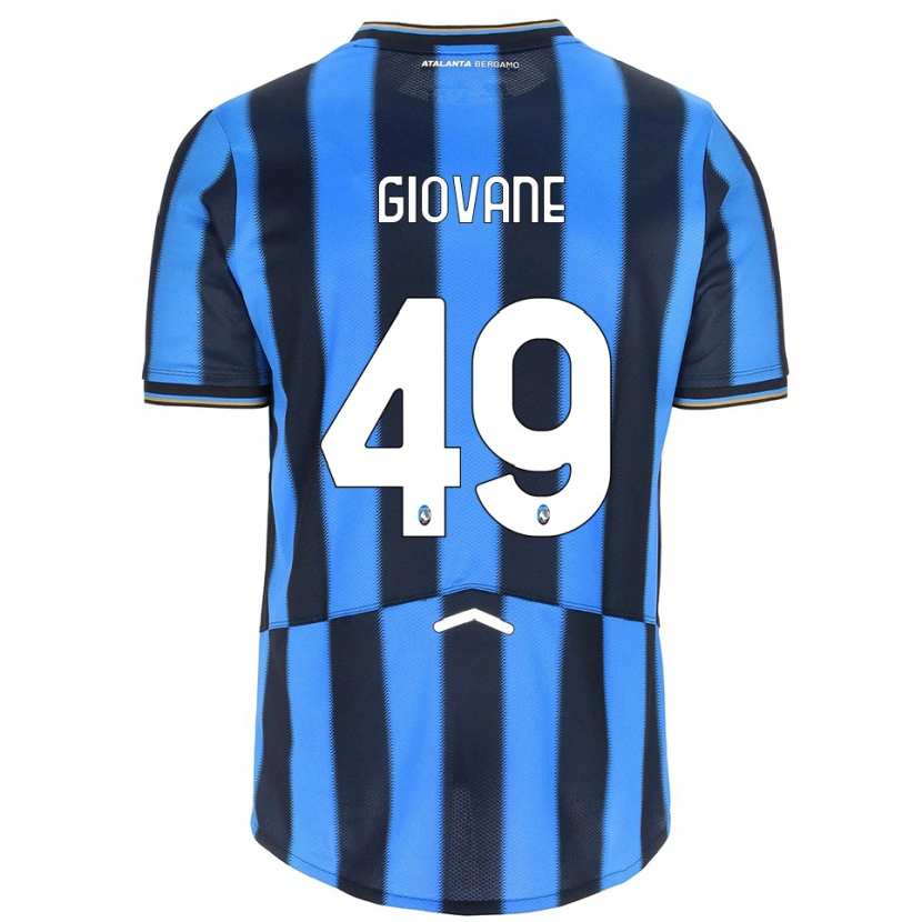 Danxen Heren Samuel Giovane #49 Hemelblauw Zwart Thuisshirt Thuistenue 2025/26 T-Shirt