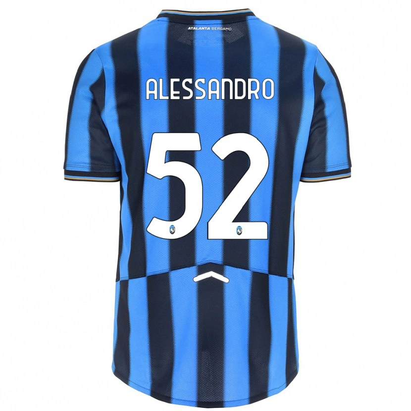 Danxen Heren Alessandro Rinaldi #52 Hemelblauw Zwart Thuisshirt Thuistenue 2025/26 T-Shirt