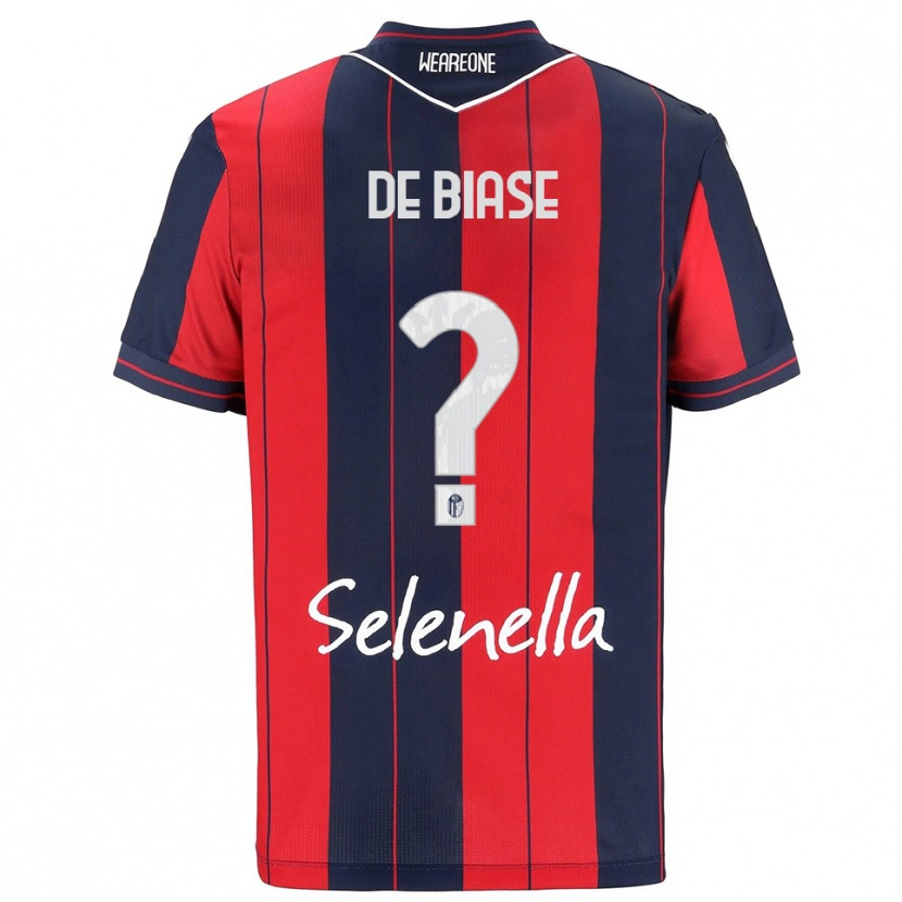 Danxen Heren Benedetta De Biase #0 Rood Marineblauw Thuisshirt Thuistenue 2025/26 T-Shirt