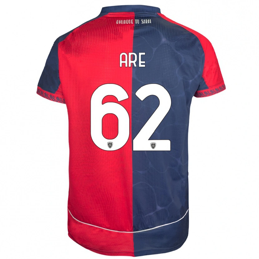 Danxen Heren Emmanuele Are #62 Rood Marineblauw Thuisshirt Thuistenue 2025/26 T-Shirt