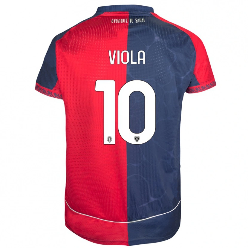 Danxen Heren Nicolas Viola #10 Rood Marineblauw Thuisshirt Thuistenue 2025/26 T-Shirt