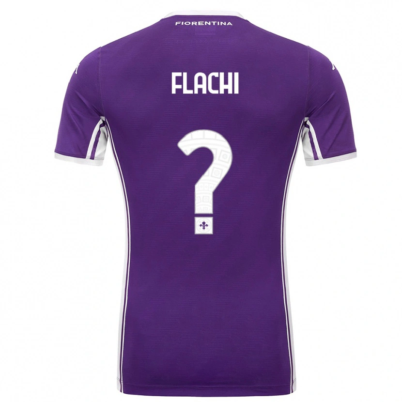 Danxen Heren Tommaso Flachi #0 Paars Wit Thuisshirt Thuistenue 2025/26 T-Shirt