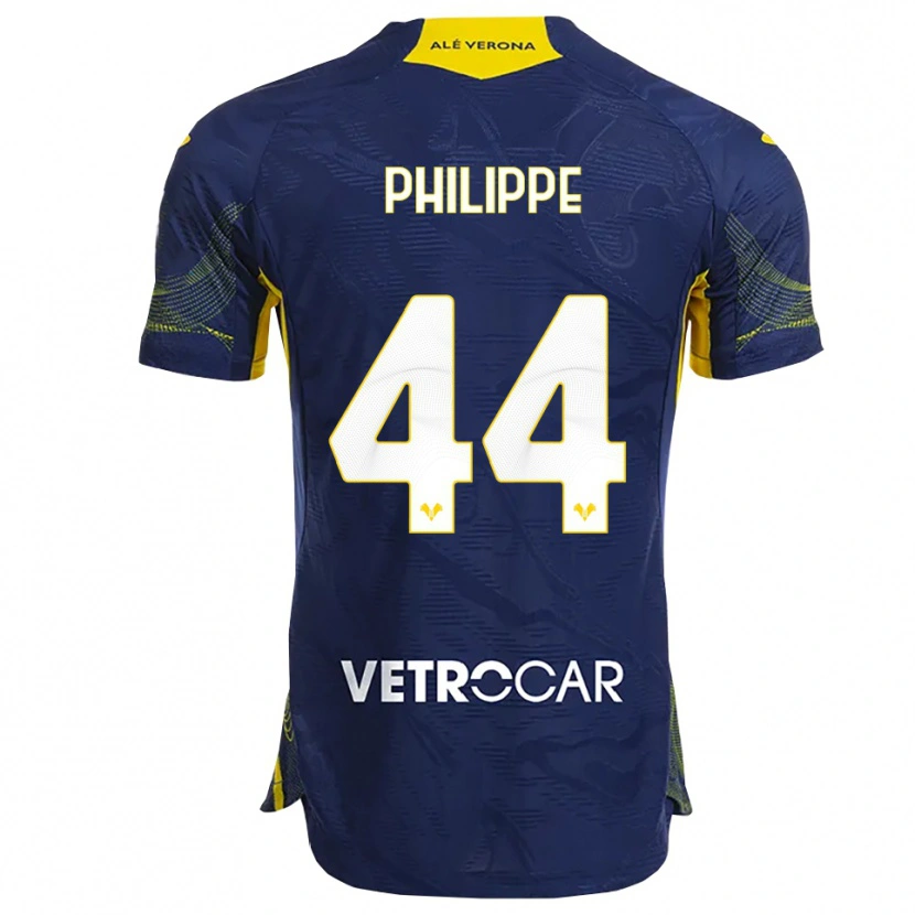 Danxen Heren Mathis Amanu Philippe #44 Marineblauw Geel Thuisshirt Thuistenue 2025/26 T-Shirt