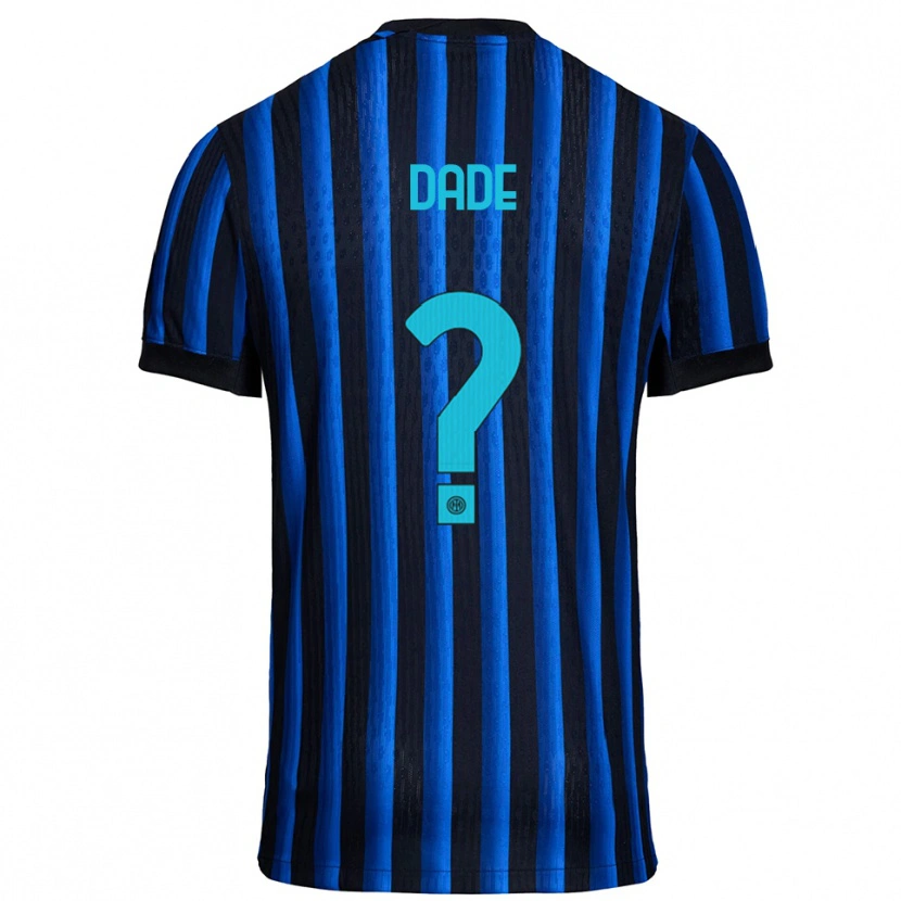 Danxen Heren Emmanuel Dade #0 Zwart Blauw Thuisshirt Thuistenue 2025/26 T-Shirt