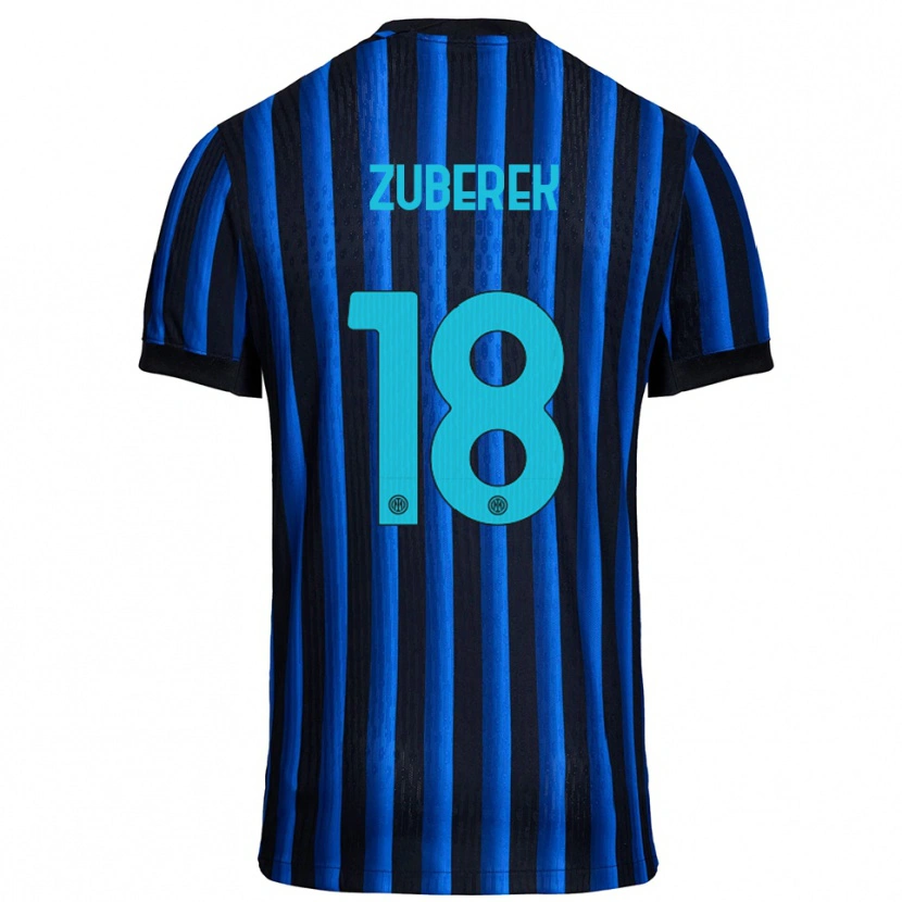Danxen Heren Jan Zuberek #18 Zwart Blauw Thuisshirt Thuistenue 2025/26 T-Shirt
