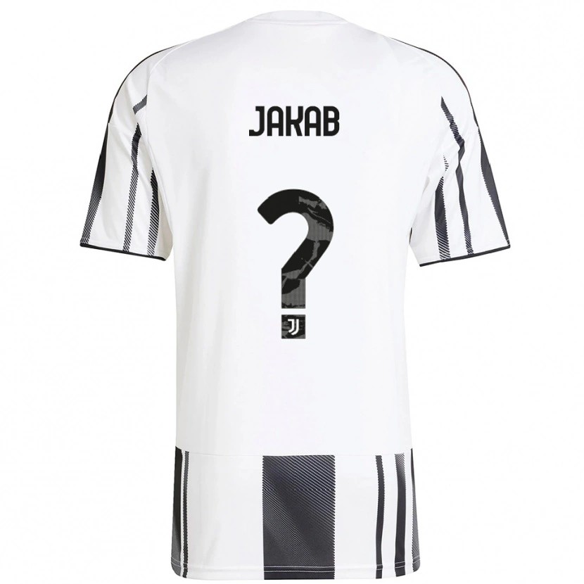 Danxen Heren Mátyás Jakab #0 Wit Zwart Thuisshirt Thuistenue 2025/26 T-Shirt