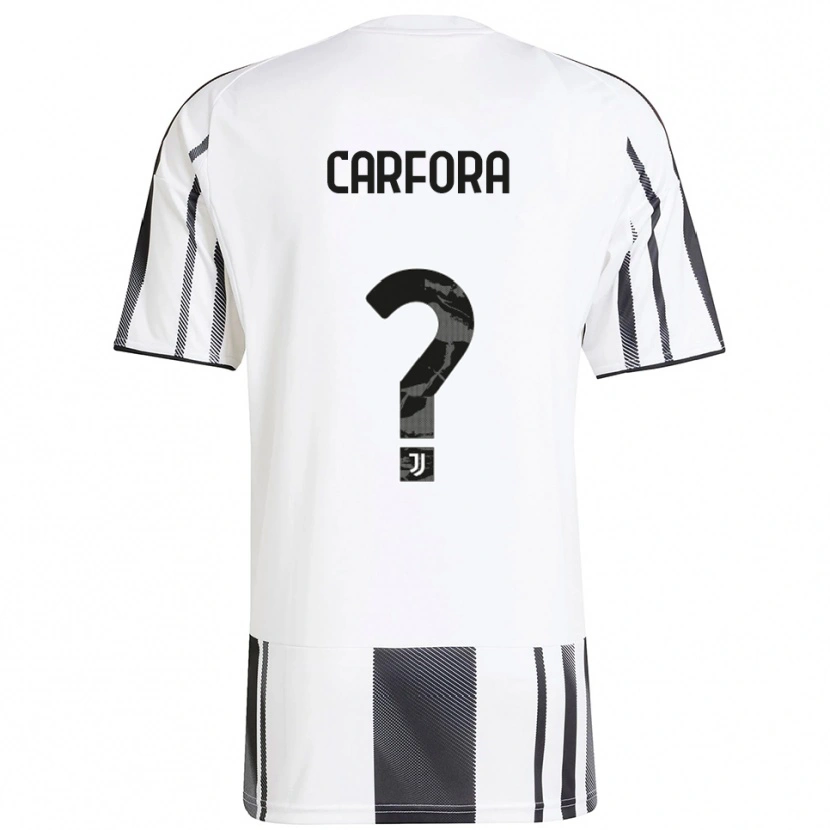 Danxen Heren Riccardo Carfora #0 Wit Zwart Thuisshirt Thuistenue 2025/26 T-Shirt