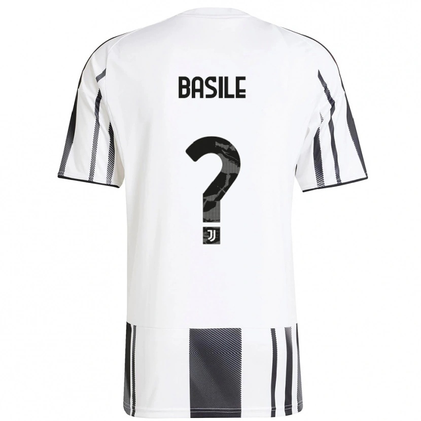 Danxen Heren Piergiorgio Basile #0 Wit Zwart Thuisshirt Thuistenue 2025/26 T-Shirt