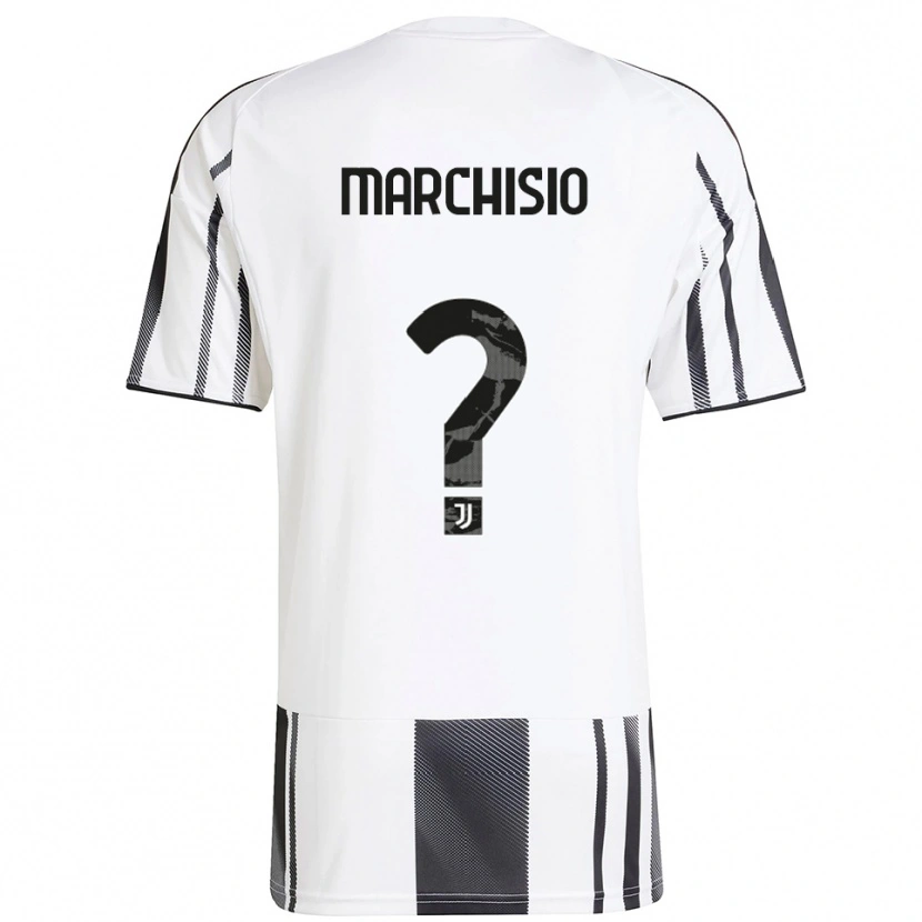 Danxen Heren Davide Marchisio #0 Wit Zwart Thuisshirt Thuistenue 2025/26 T-Shirt