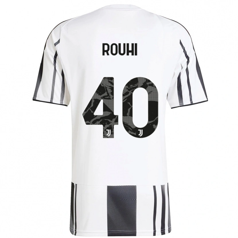 Danxen Heren Jonas Rouhi #40 Wit Zwart Thuisshirt Thuistenue 2025/26 T-Shirt