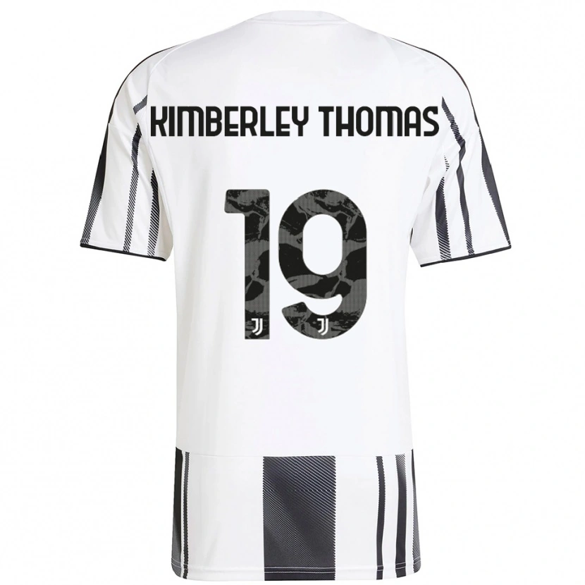 Danxen Heren Lindsey Kimberley Thomas #19 Wit Zwart Thuisshirt Thuistenue 2025/26 T-Shirt