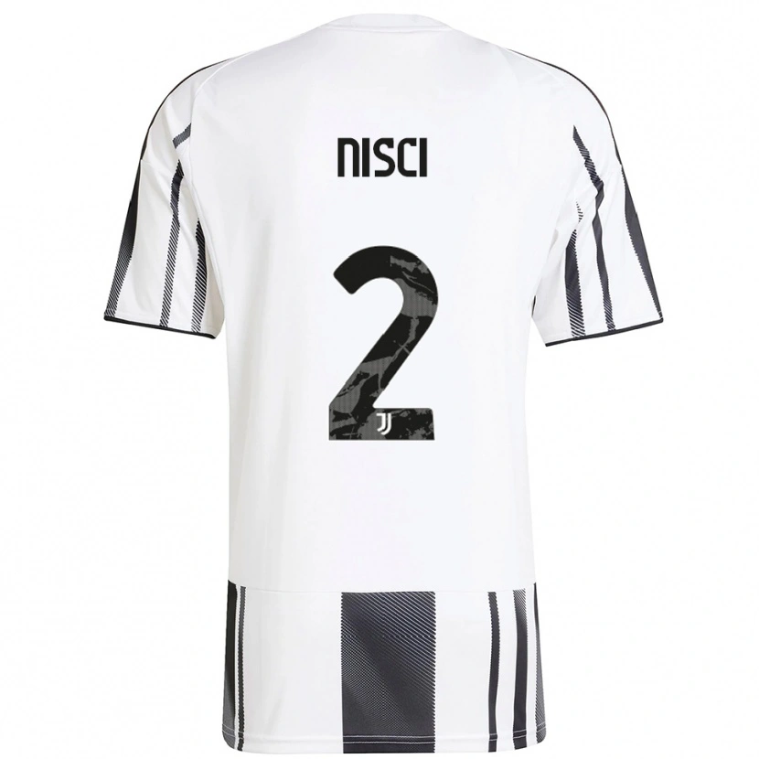 Danxen Heren Alessandro Nisci #2 Wit Zwart Thuisshirt Thuistenue 2025/26 T-Shirt