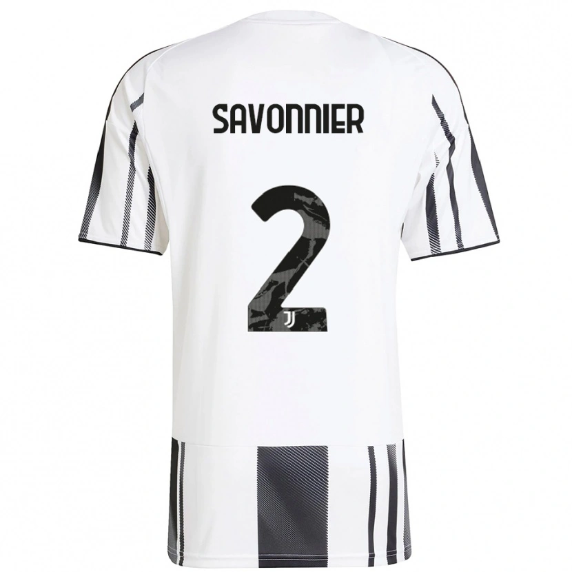 Danxen Heren Nelson Savonnier #2 Wit Zwart Thuisshirt Thuistenue 2025/26 T-Shirt
