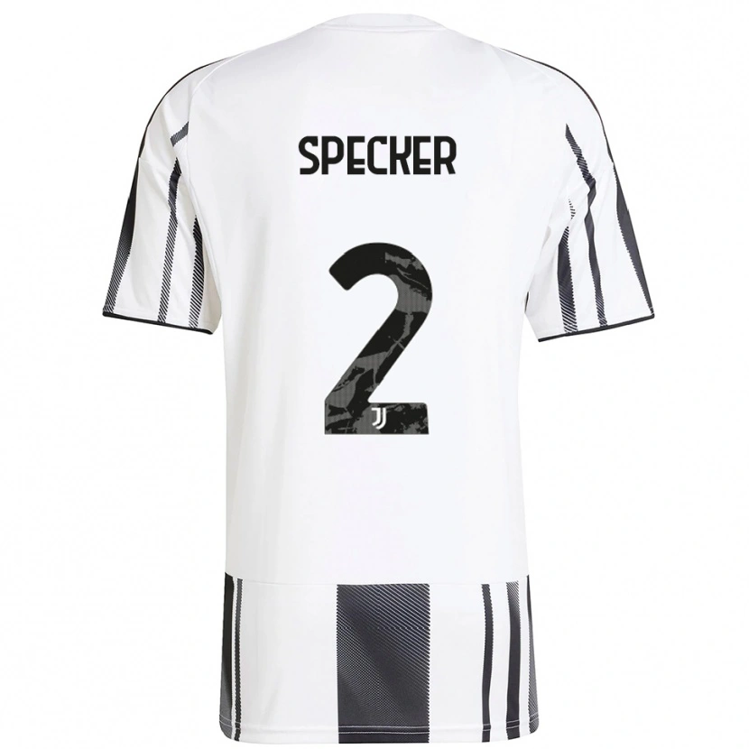 Danxen Heren Stefano Specker #2 Wit Zwart Thuisshirt Thuistenue 2025/26 T-Shirt