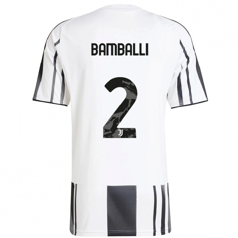 Danxen Heren Léo Bamballi #2 Wit Zwart Thuisshirt Thuistenue 2025/26 T-Shirt