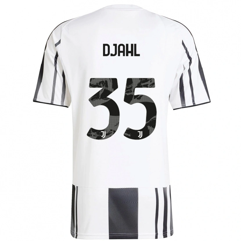 Danxen Heren Rayan Djahl #35 Wit Zwart Thuisshirt Thuistenue 2025/26 T-Shirt