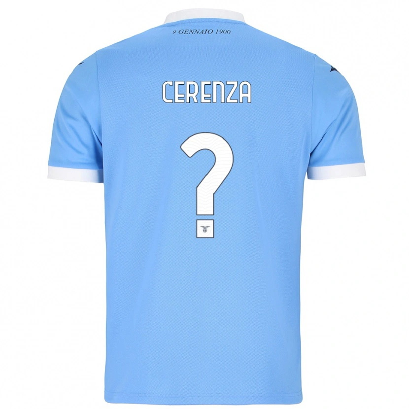 Danxen Heren Francesco Cerenza #0 Hemelblauw Wit Thuisshirt Thuistenue 2025/26 T-Shirt