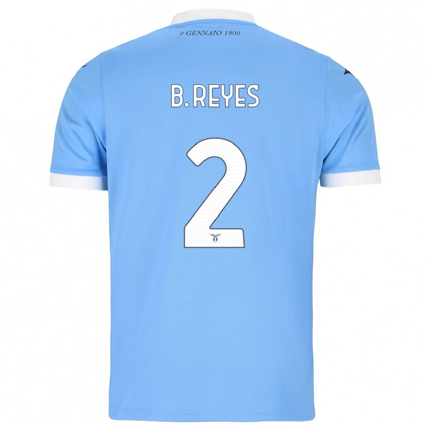 Danxen Heren Carina Alicia Baltrip-Reyes #2 Hemelblauw Wit Thuisshirt Thuistenue 2025/26 T-Shirt