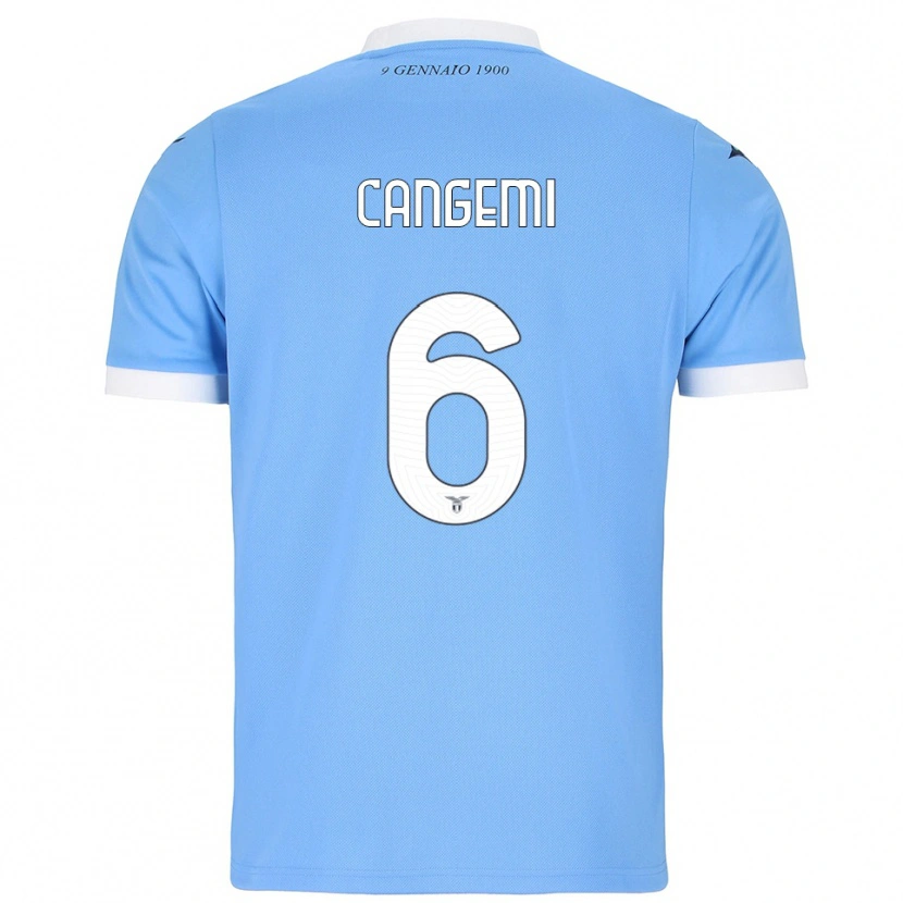 Danxen Heren Emanuele Cangemi #6 Hemelblauw Wit Thuisshirt Thuistenue 2025/26 T-Shirt
