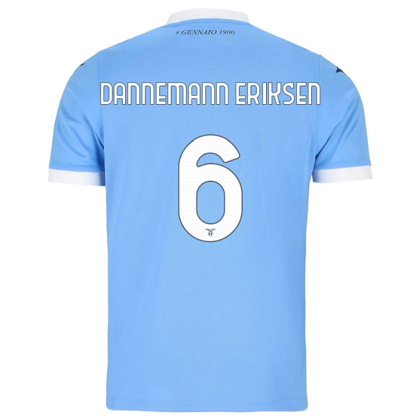 Danxen Heren Louise Dannemann Eriksen #6 Hemelblauw Wit Thuisshirt Thuistenue 2025/26 T-Shirt