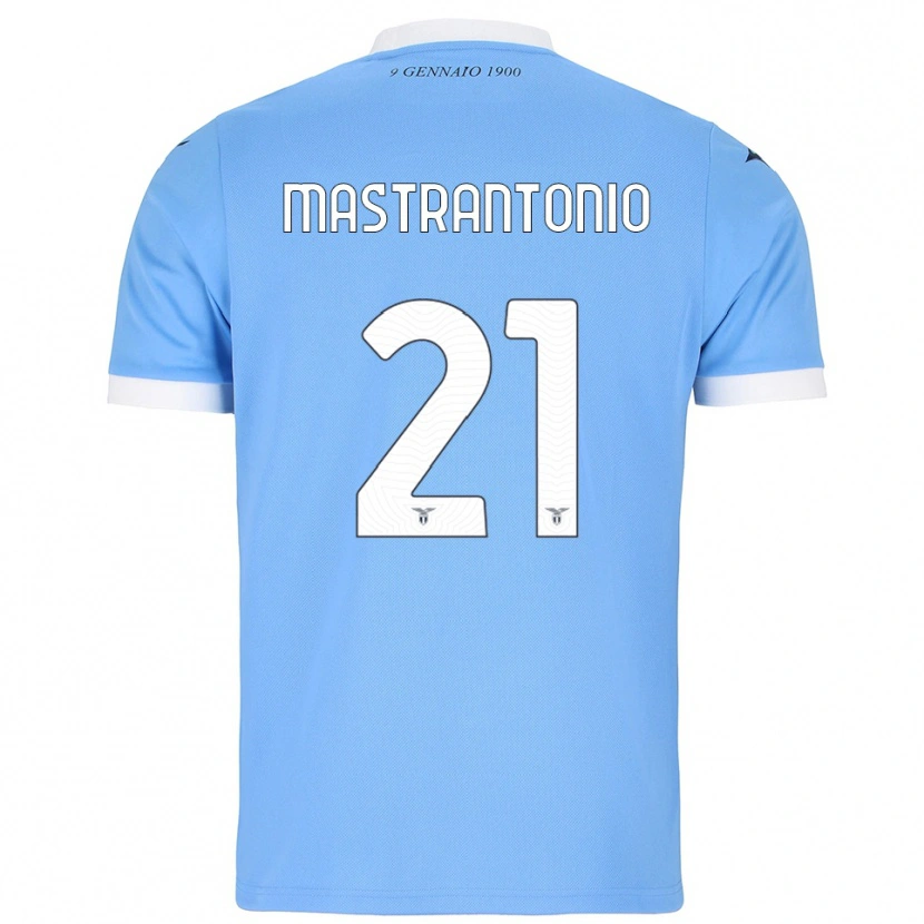 Danxen Heren Ella Mastrantonio #21 Hemelblauw Wit Thuisshirt Thuistenue 2025/26 T-Shirt