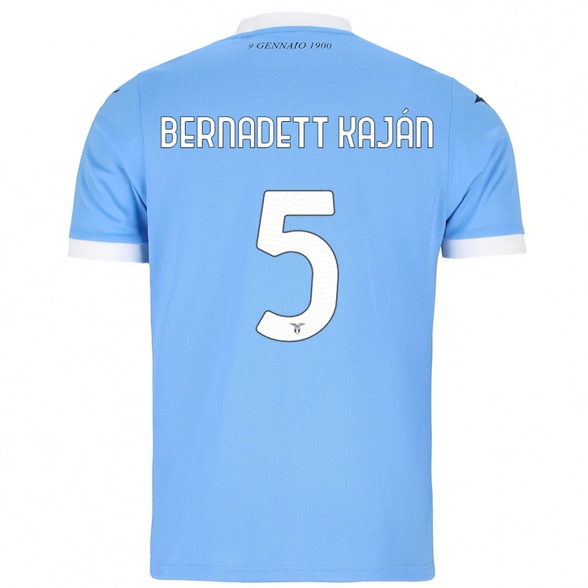 Danxen Heren Zsanett Bernadett Kaján #5 Hemelblauw Wit Thuisshirt Thuistenue 2025/26 T-Shirt