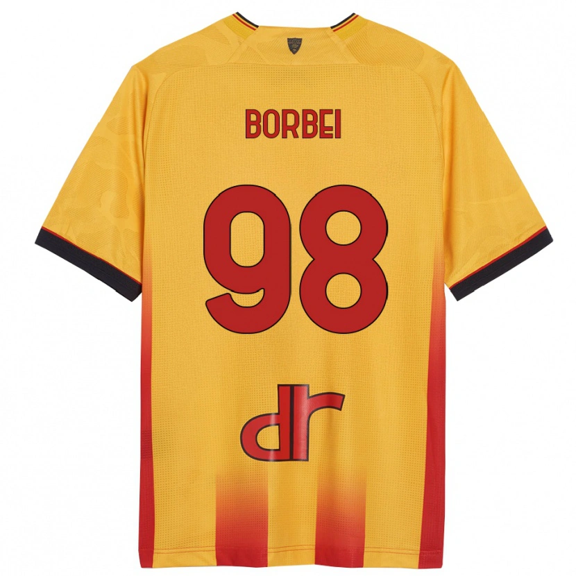 Danxen Heren Alexandru Borbei #98 Geel Oranje Thuisshirt Thuistenue 2025/26 T-Shirt