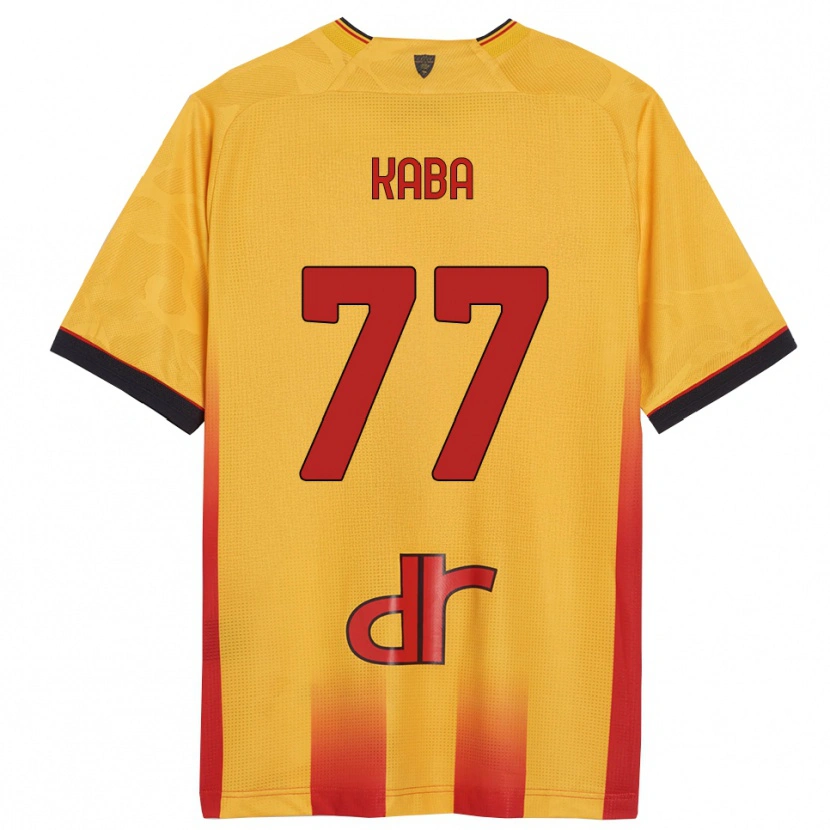 Danxen Heren Mohamed Kaba #77 Geel Oranje Thuisshirt Thuistenue 2025/26 T-Shirt