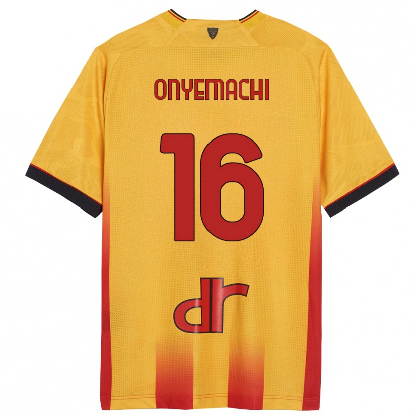 Danxen Heren Divine Onyemachi #16 Geel Oranje Thuisshirt Thuistenue 2025/26 T-Shirt