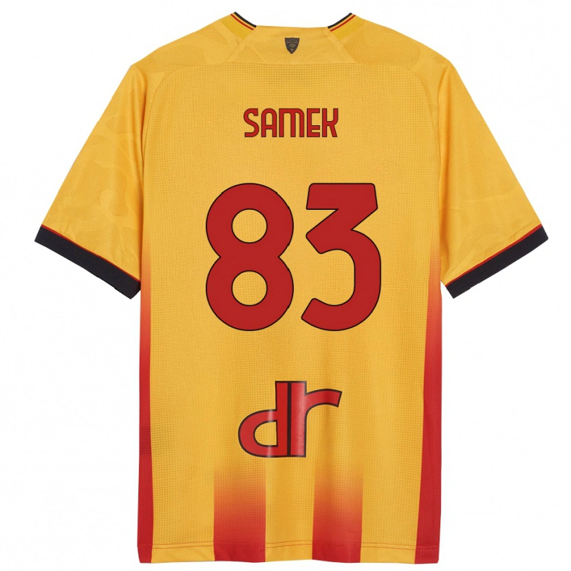 Danxen Heren Daniel Samek #83 Geel Oranje Thuisshirt Thuistenue 2025/26 T-Shirt